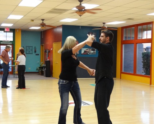 Country dancers