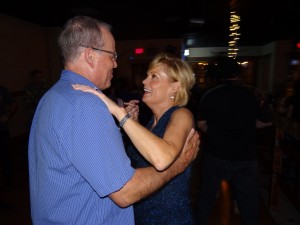 happy couple ballroom dancing in Arizona