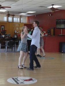 couple dancing for their wedding in Arizona