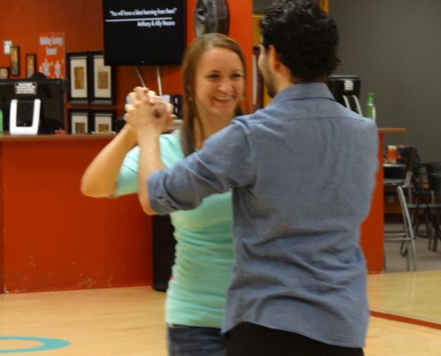 Couple Country Dancing