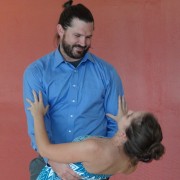 Arizona bride and groom dancing