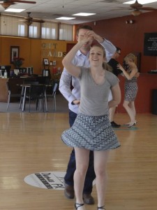 swing dancing couple in Arizona