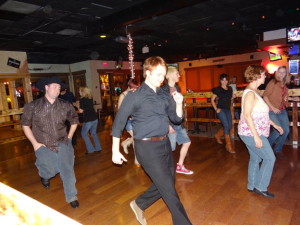 Country line dancing in Arizona